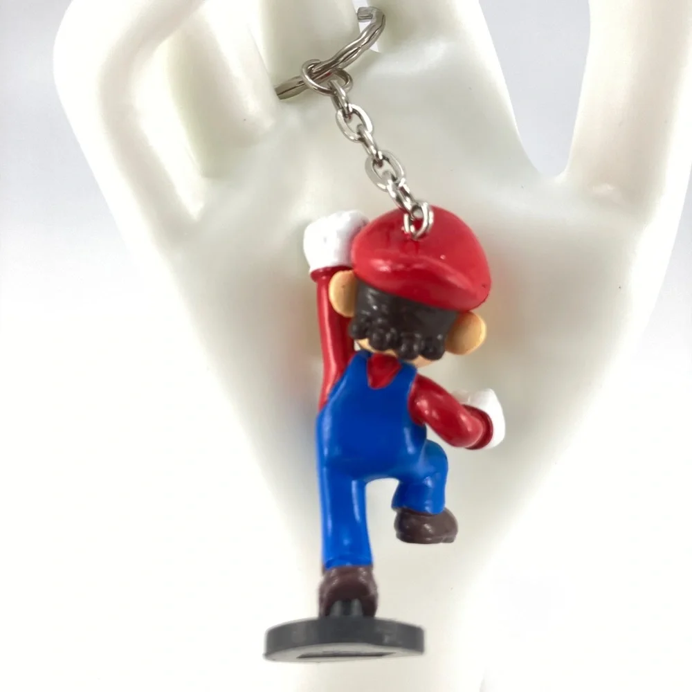 Host Pick! Super Mario Action Figure Key Ring Nintendo 2007 2.5